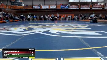 160 lbs Champ. Round 2 - Treagan Hansen, Elko vs Garrett Urrutia, Ririe