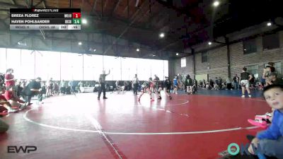 80 lbs Rr Rnd 1 - Breea Florez, Mojo Mulisha 12u vs Haven Pohlsander, Oklahoma Supergirls