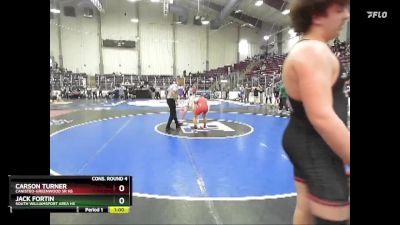 160 lbs Cons. Round 4 - Carson Turner, Canisteo-Greenwood Sr HS vs Jack Fortin, South Williamsport Area Hs