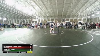 155 lbs Champ. Round 2 - Fa`aoso Tone, Copper Hills vs Elizabeth `Lizzy` King, Westlake