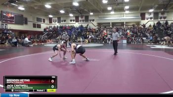 152 lbs Semifinal - Jack Cantwell, West Delaware, Manchester vs Brenden Heying, Benton Community