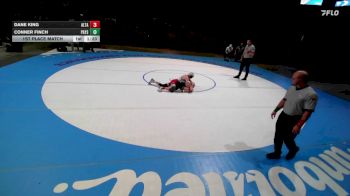 5A 106 lbs 1st Place Match - Dane King, Alta vs Conner Finch, Payson