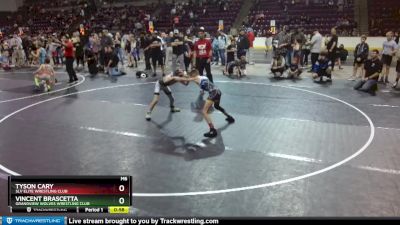 70 lbs 5th Place Match - Vincent Brascetta, Grandview Wolves Wrestling Club vs Tyson Cary, SLV Elite Wrestling Club