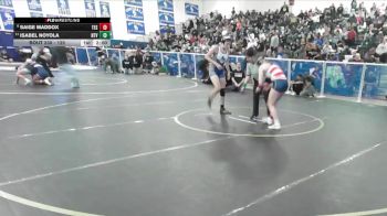 125 lbs Champ. Round 2 - Isabel Noyola, El Toro vs Saige Maddox, Tesoro