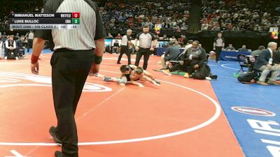 106 Class 3 lbs 3rd Place Match - Immanuel Matteson, Whitfield vs Luke Bulloc, St. Michael The Archangel