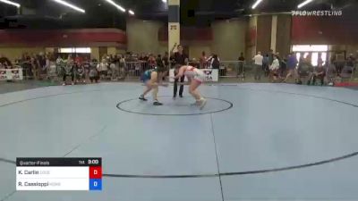 76 kg Quarterfinal - Kimberly Carlin, Colorado vs Rose Cassioppi, Hononegah Wrestling Club