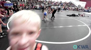 46 lbs Semifinal - Stetson Manuel, Newkirk Takedown Club vs Greyson Bode, Perry Wrestling Academy