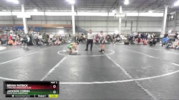 95 lbs Cons. Round 2 - Bryan Patrick, Lakeland Wrestling Club vs Jackson Cornu, Idaho Gold Wrestling