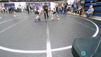 55 lbs Round Of 16 - Samuel Murray, Marlow Outlaws vs Gray Fife, Tecumseh Youth Wrestling