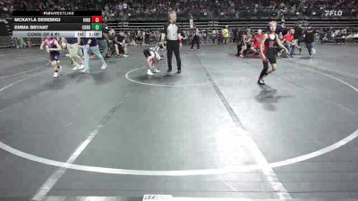 70 lbs Semifinal - McKayla DeRemigi, Kingsway vs Emma Bryant, Cordoba Trained