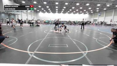 65 lbs Rr Rnd 1 - Makahi Jackson, Beat The Streets Baltimore - EL vs Liam Donlon, Mat Warriors Black - EL
