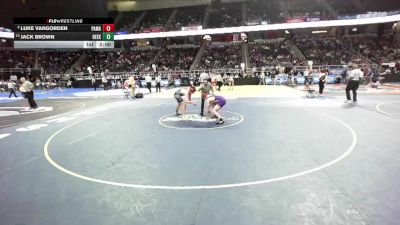 II-190 lbs Quarterfinal - Jack Brown, Beekmantown vs Luke Vangorden, Palmyra-Macedon