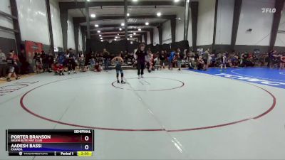 78 lbs Semifinal - Porter Branson, Salem Elite Mat Club vs Aadesh Bassi, Canada