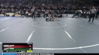 5A 138 lbs Cons. Round 2 - Jackie Webb, Borah vs Adrien Wess, Mountain View