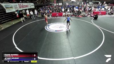 106 lbs Round 5 (10 Team) - Frank Ramirez, SDIKWA-FR vs Jethro Holiday, OCWA-FR