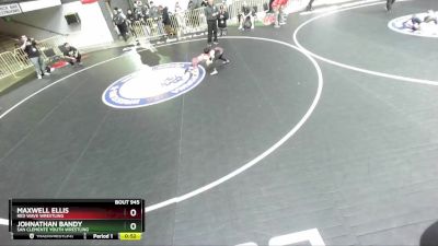 63 lbs 3rd Place Match - Johnathan Bandy, San Clemente Youth Wrestling vs Maxwell Ellis, Red Wave Wrestling