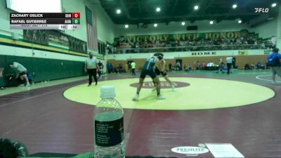 175 lbs Cons. Round 2 - Zachary Oslick, Sunny Hills vs Rafael Gutierrez, Alhambra