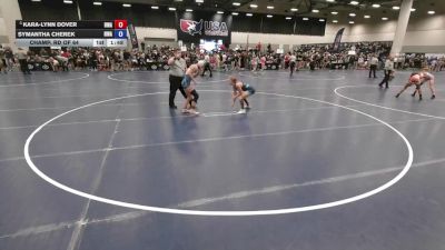 120 lbs Champ. Rd Of 64 - Kara-Lynn Dover, Roundtree Wrestling Academy vs Symantha Cherek, Nebraska Wrestling Academy