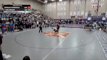 138 lbs Champ. Round 1 - Sam Ziegler, Clarksville High School vs Douglas Barksdale, Blackman