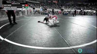 76 lbs Round Of 16 - Holt Ward, Cowboy Wrestling Club vs Brantley Brunger, Raw Wrestling Club
