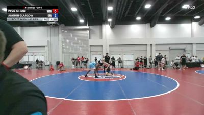 132 lbs Cons. Quarters - Zeyn Dillon, Well Trained vs Ashton Glasgow, Glasgow Wrestling Academy