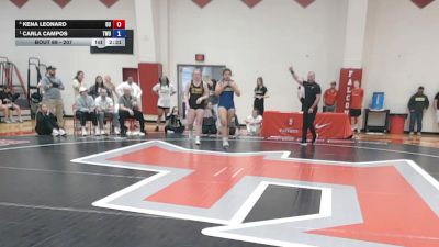 207 lbs Semifinal - Carla Campos, Texas Wesleyan vs Kena Leonard, Ottawa University