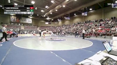 2A 144 lbs Quarterfinal - Lane Peterson, Grand County vs Braydan Richens, Duchesne