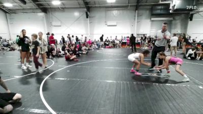 92 lbs Semis (4 Team) - Amaia Mendez, R&R Ladies Purple vs Elliot Galletta, RPA