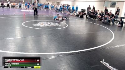 70 lbs Semis & 1st Wrestleback (8 Team) - Kaiden Winkelman, Foley vs Royal Oyster, BHVPP