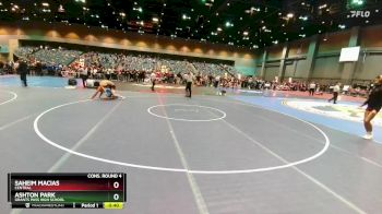 165 lbs Cons. Round 4 - Ashton Park, Grants Pass High School vs Saheim Macias, Central