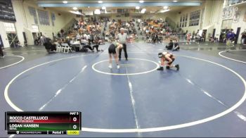 113 lbs Cons. Round 3 - Logan Hansen, Royal vs Rocco Castellucci, Huntington Beach