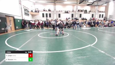 215 lbs Consi Of 8 #2 - Trayven Chen, North Andover vs Julius Souza, Cumberland