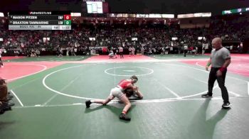 96 lbs Champ. Round 3 - Braxton Tammarine, LCW3 vs Mason Pitzen, EMPA