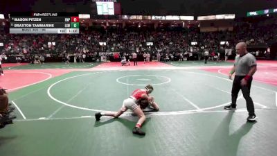 96 lbs Champ. Round 3 - Braxton Tammarine, LCW3 vs Mason Pitzen, EMPA