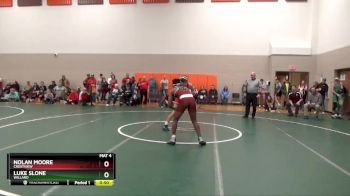 132 lbs Cons. Round 2 - Luke Slone, Willard vs Nolan Moore, Crestview