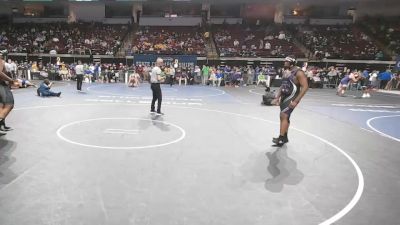 D 1 285 lbs Quarterfinal - Kolby Hornes, Woodlawn - B.R. vs Aiden Anderson, Baton Rouge