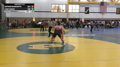 174White lbs Rr Rnd 3 - Nathan Blanchette, Rutgers-UNATT vs Liam Carlin, Penn