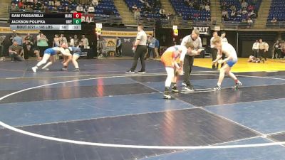 145 lbs Semifinal - Sam Passarelli, Mars vs Jackson Polifka, Greencastle-Antrim