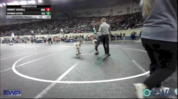 37 lbs Quarterfinal - Henry Howell, Henryetta Knights Wrestling Club vs Ryder Little, Salina Wrestling Club