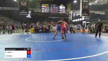 195 lbs Consi Of 32 #2 - Kenny Wells, Minnesota vs Thaden Abbas, Iowa