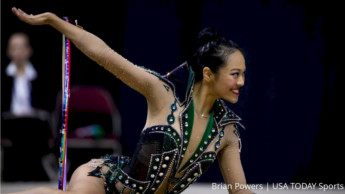 Senior Elite Rhythmic Gymnasts Compete At 2021 USA Gymnastics Championships