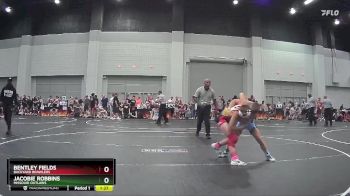 95 lbs Quarterfinal - Jacobie Robbins, Missouri Outlaws vs Bentley Fields, Backyard Brawlers