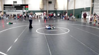 55 lbs Champ. Round 1 - Mason Bayer, Howells-Dodge vs Henrick Runcie, Hawks Wrestling Club (Lincoln)