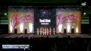 Evolution Cheer - Teal Riot [2025 L2 Youth - D2 Day 1] 2025 Champion Cheer and Dance Grand Nationals