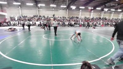 87 lbs Rr Rnd 2 - Illiano Begay, Roughneck vs Cj Jacquez, Farmington YW