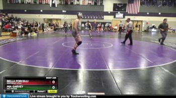 170 lbs 1st Place Match - Bella Porcelli, Southeast Polk vs Mia Garvey, Mid-Prairie