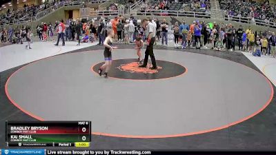 63 lbs Cons. Round 2 - Kai Small, Cowboy Mat Club vs Bradley Bryson, Cowboy Mat Club