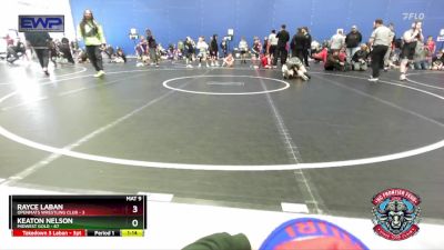 130 lbs Semis (4 Team) - Rayce Laban, OpenMats Wrestling Club vs Keaton Nelson, Midwest Gold