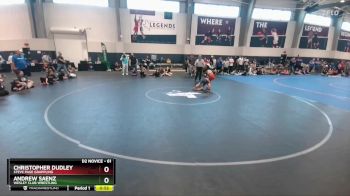 61 lbs 3rd Place Match - Christopher Dudley, Steve Page Grappling vs Andrew Saenz, Wesley Club Wrestling