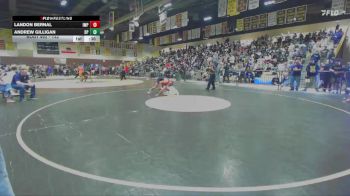 132 lbs Cons. Round 2 - Landon Bernal, Imperial vs Andrew Gilligan, Dos Pueblos